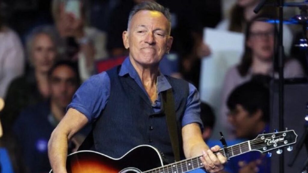Bruce Springsteen slams the “treasonous” Trump administration during a fiery UK concert, mixing politics with powerful live performance