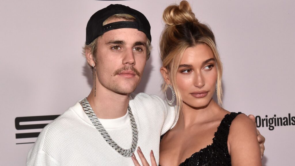 Pop star Justin Bieber and his "pity party" have reportedly been taking a toll on his wife, Hailey Bieber, who "can't control him". Photo: Getty
