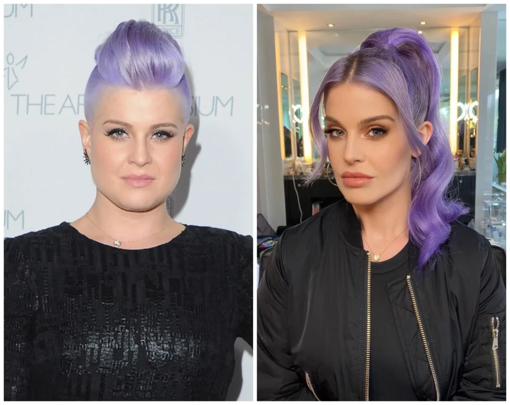 Before & After: "We live in a fat-phobic world," said Kelly Osbourne. Photo: Instagram