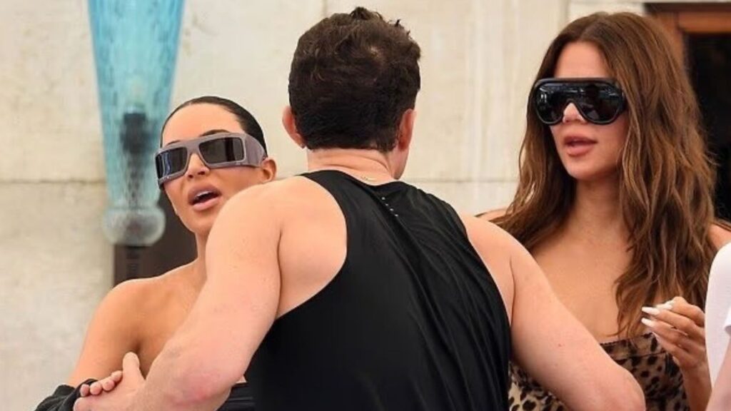 Kim Kardashian spotted flirting with Orlando Bloom after his split from Katy Perry, ahead of Jeff Bezos and Lauren Sánchez's wedding
