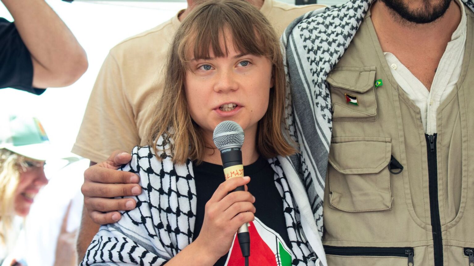 Has Greta Thunberg been kidnapped by Israeli forces that intercepted her ship, Madleen? Photo: Sky News