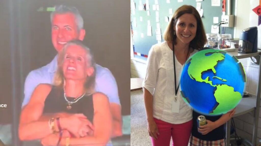After a Coldplay kiss cam exposes an affair with the HR head, CEO Andy Byron’s wife deletes Facebook and drops his surname