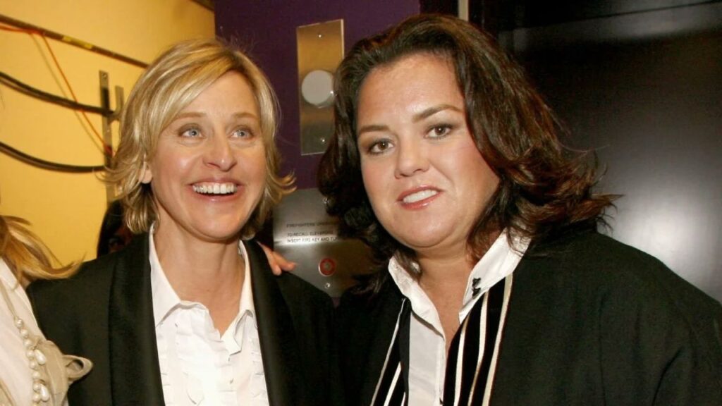 Ellen DeGeneres shows support for Rosie O’Donnell after her fierce response to Donald Trump’s threat against her U.S. citizenship