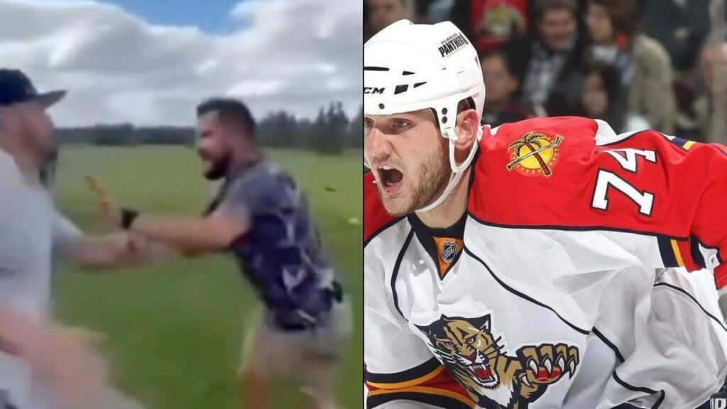Ex-NHL enforcer Nick Tarnasky throws drunk golfer into pond during wild viral brawl, sparking laughs and shock online