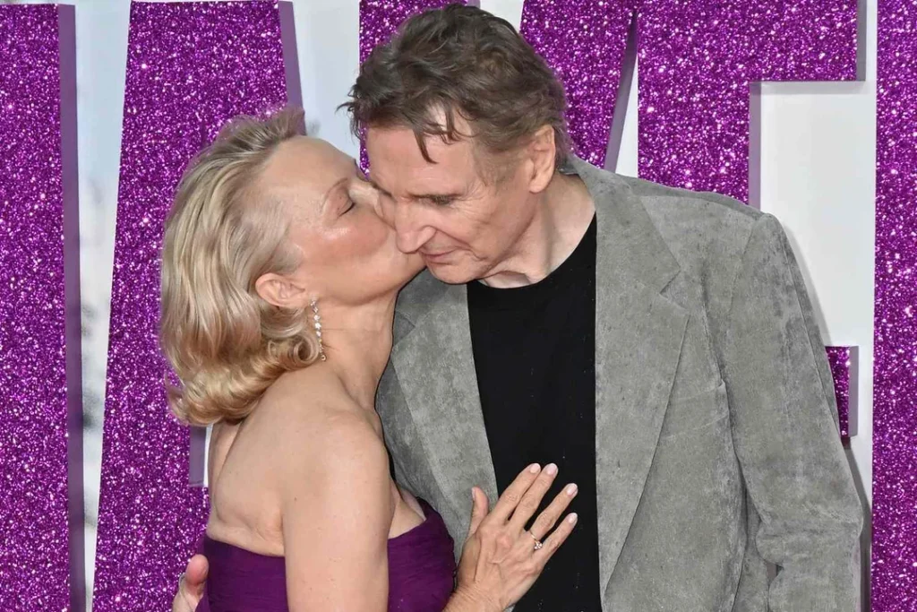 Liam Neeson and Pamela Anderson gave a cheeky response when asked if they were dating, only adding fuel to the romance rumors. Photo: Getty