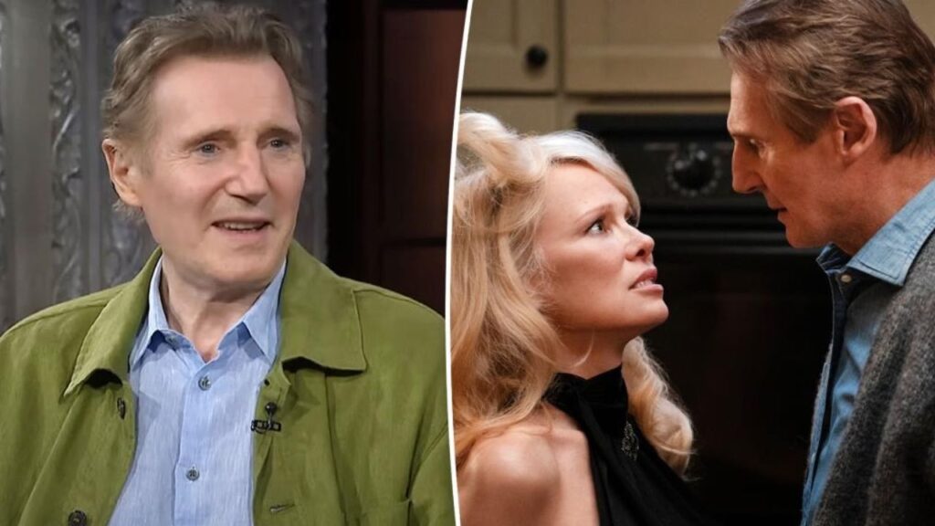 Liam Neeson reveals what it was like filming a steamy threesome scene with Pamela Anderson in *The Naked Gun* reboot