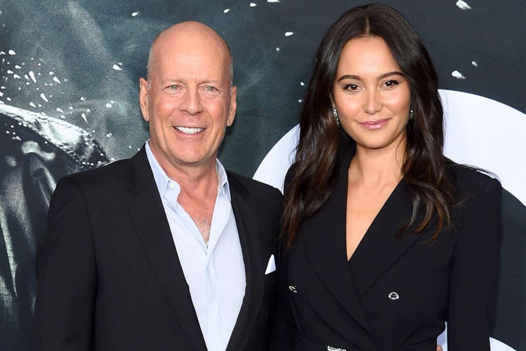 Bruce Willis and Emma Heming Willis in 2023. Photo: Getty