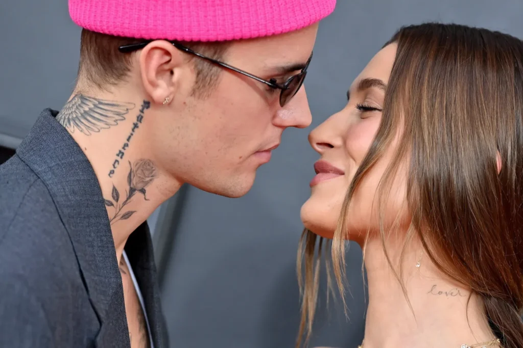 Hailey Bieber wants to try for a second baby with Justin Bieber, despite a traumatic birth experience with their first child. Photo: Getty